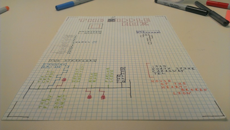 The Riddle Box - Graph Paper Planning